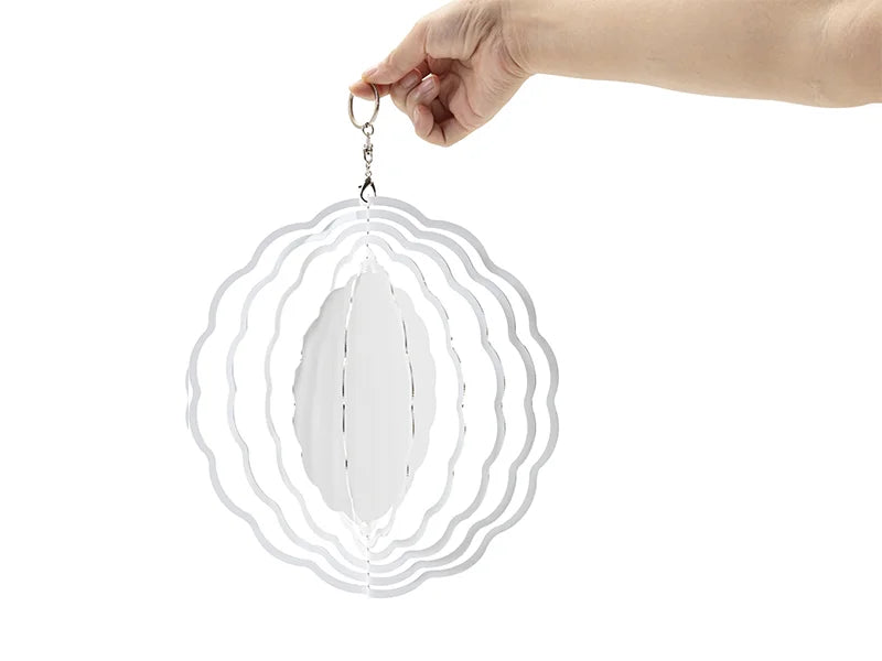 Double-Sided Sublimation Blanks Aluminium Wind Spinner (Circle, 8 inch)