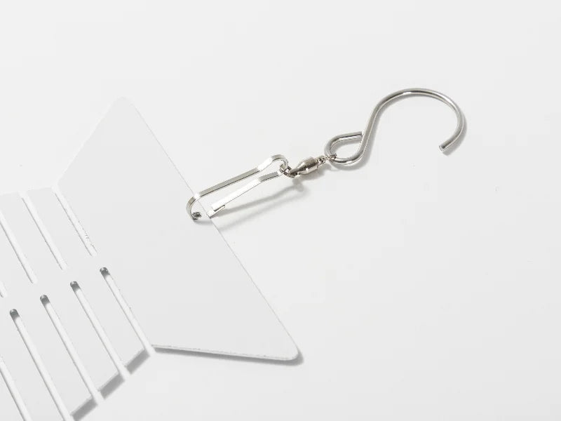 Double-Sided Sublimation Blanks Aluminium Wind Spinner (Fish, 40*12cm)