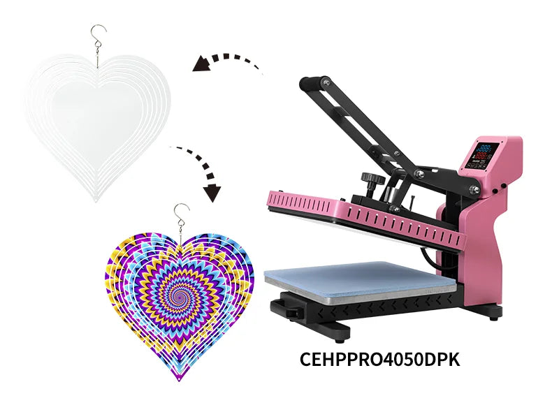 Double-Sided Sublimation Blanks Aluminium Wind Spinner (Diamond, 8 inch)