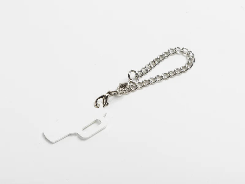 Sublimation Blank Aluminum Name Tag Ornament for Stanley Tumbler(2*3.55*0.14cm,Tumbler shape)