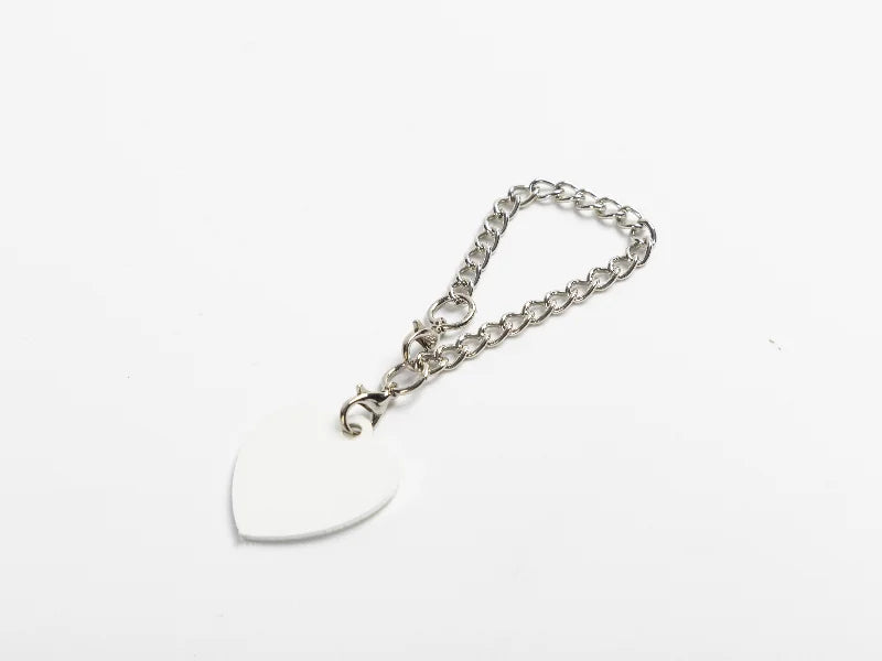 Sublimation Blank Aluminum Name Tag Ornament for Stanley Tumbler(2.5*2.6*0.14cm,Heart shape)