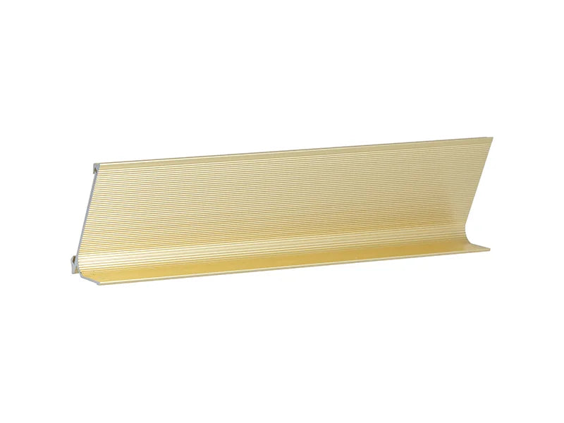 6 x 20cm Gold Name Plate Holder with White Box