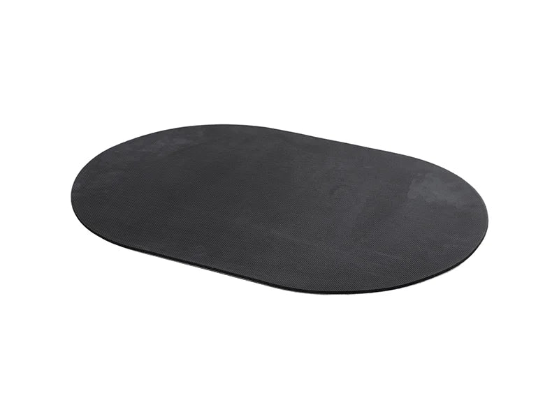 Sublimation Black Rubber with Diatomaceous Earth Door Mat(Oval, 40*60cm)