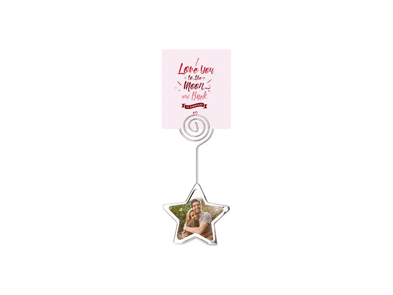 Sublimation Desktop Message Holder (Star Base)
