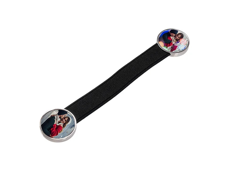 Sublimation Elastic Band Strap Phone Holder (Black)