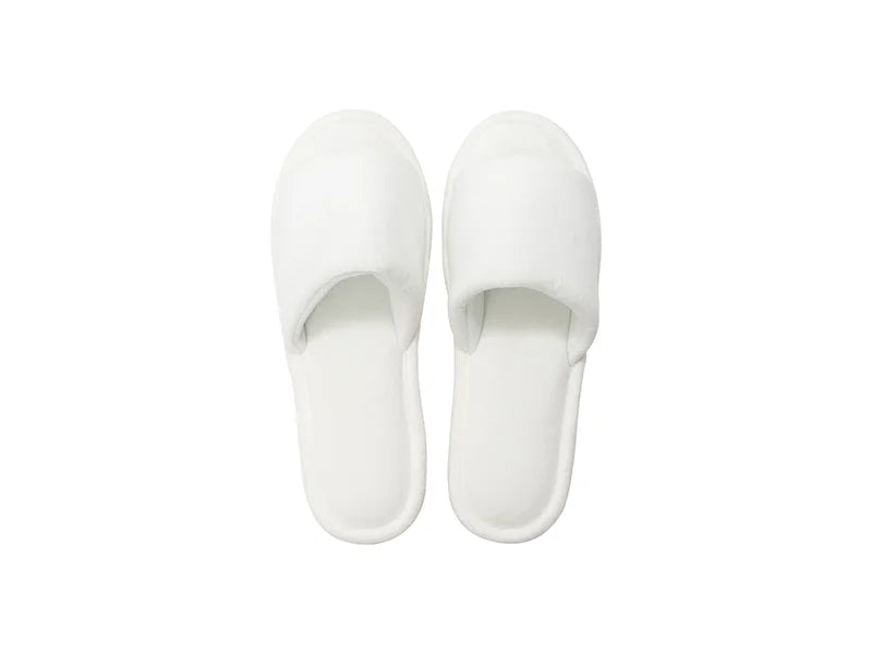 Sublimation Adult Fuzzy Slippers  (Full White, 44-45#)