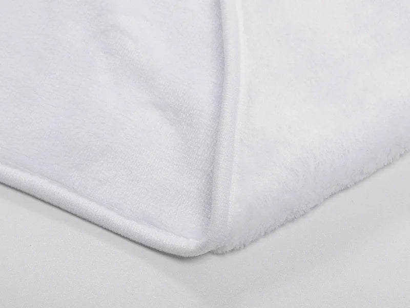 Sublimation Blanks Minky Hooded Blanket (130*150cm/51.18inchx59.05inch)