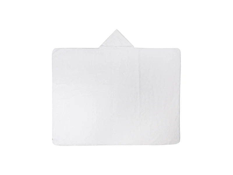 Arctic Fleece Lined Sublimation Blanks Microfiber Hooded Blanket (150*200cm/59.05inchx78.74inch)