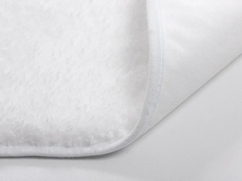 Arctic Fleece Lined Sublimation Blanks Microfiber Hooded Blanket (150*200cm/59.05inchx78.74inch)