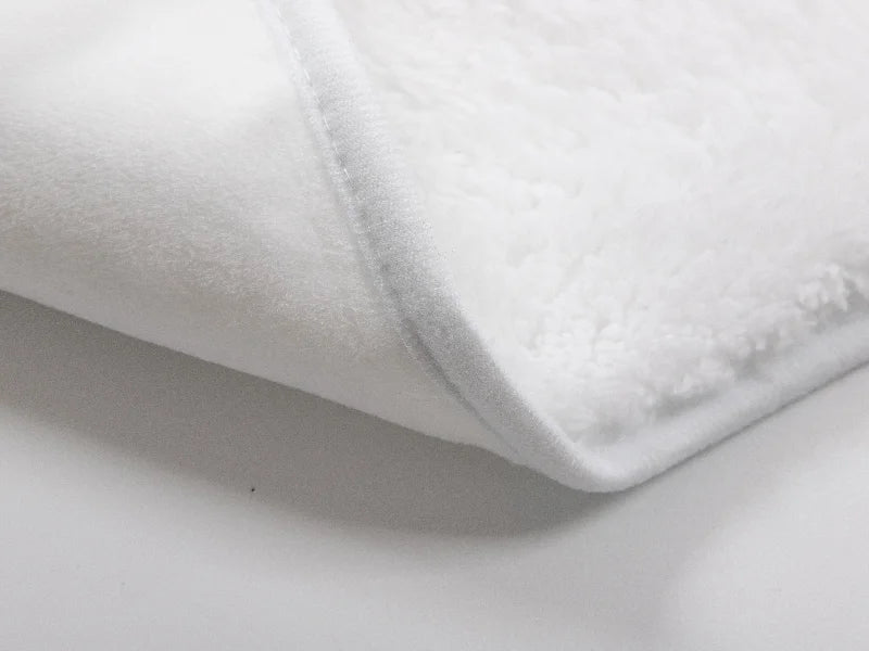 Arctic Fleece Lined Sublimation Blanks Microfiber Hooded Blanket (150*200cm/59.05inchx78.74inch)