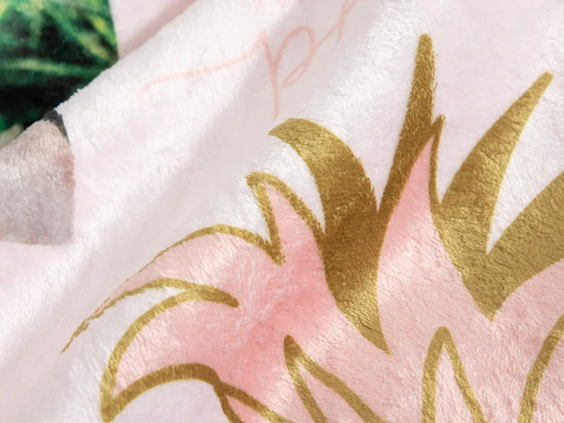 Heart Embossed Sublimation Minky Blanket(White, 127*152cm/50inchx 60inch)