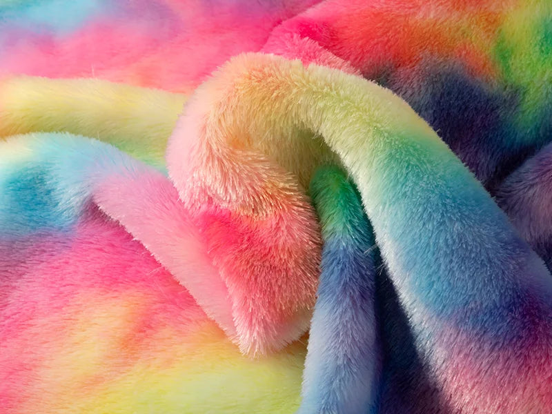 Tie Dyed PV Fleece Lined Sublimation Minky Blanket(White, 76*101cm/30inchx 40inch)