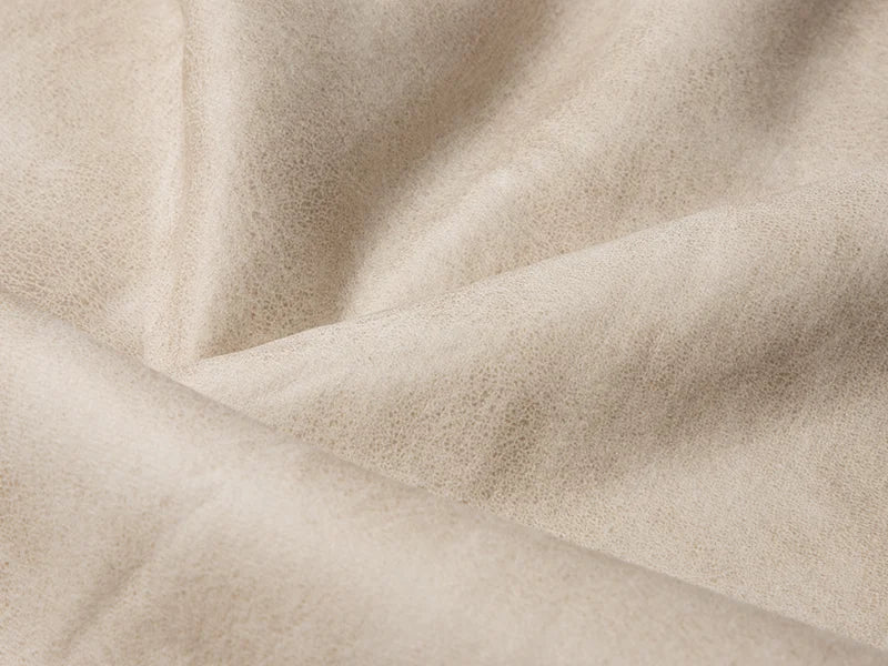 Arctic Fleece Lined Sublimation Leathaire Blanket(White/Beige, 127*152cm/50inchx 60inch)