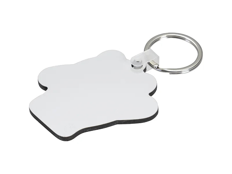 Sublimation Blanks HB Bing Dwen Dwen Shaped Keyring (5.6x5.9cm)