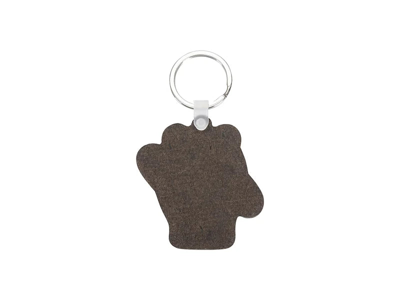 Sublimation Blanks HB Bing Dwen Dwen Shaped Keyring (5.6x5.9cm)