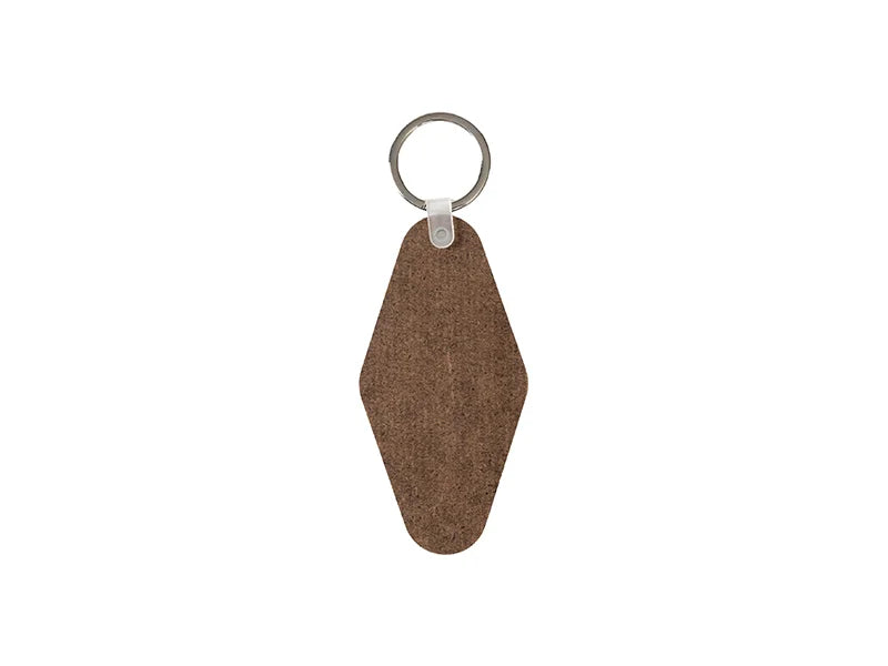 Sublimation Blanks Hard Board Key Ring (RND Rhombus,4.5*9cm)