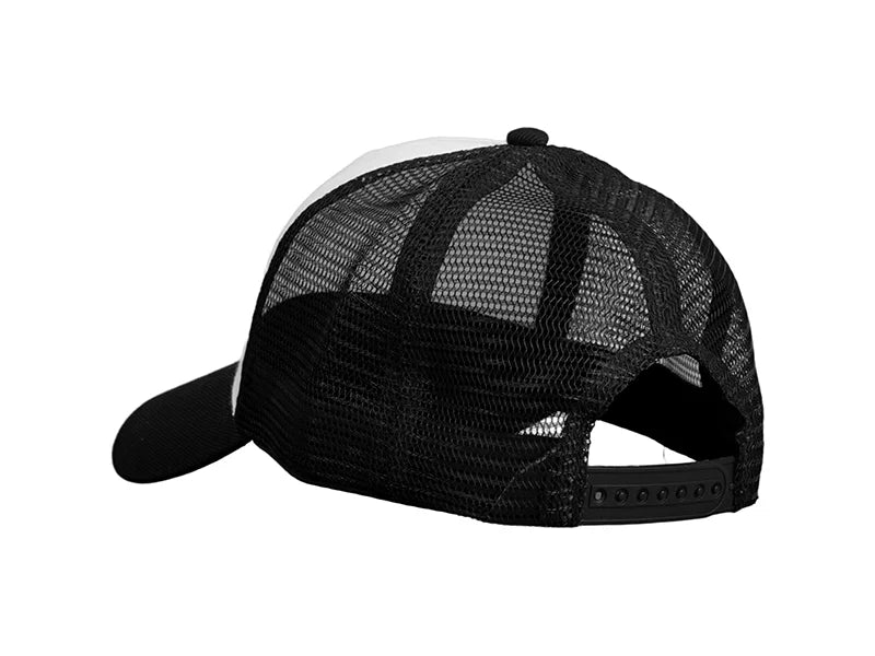 Sublimation Polyester Mesh Trucker Cap Hat (Black)