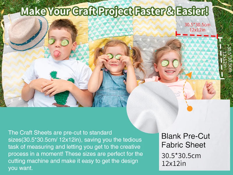 Craft Sublimation Felt Sheet (30.5*30.5cm/ 12x12in)