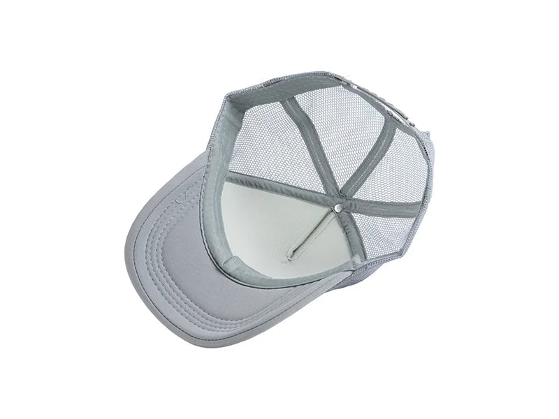Sublimation Full Grey Mesh Adult Cap