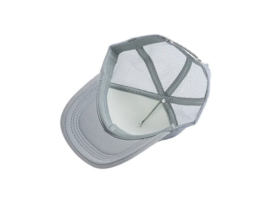 Sublimation Full Grey Mesh Adult Cap