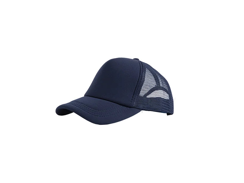 Sublimation Full Dark Blue Mesh Adult Cap