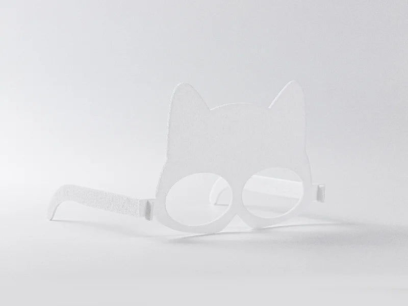 Sublimation Blank Felt Glasses (Cat)
