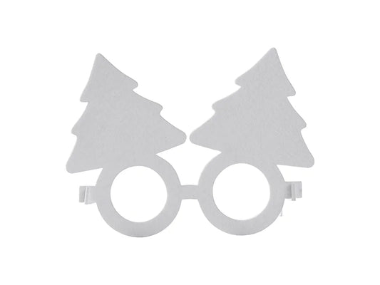 Sublimation Blank Felt Glasses (Christmas Tree)
