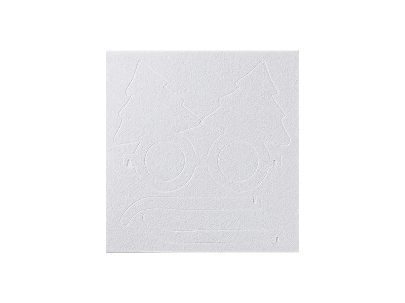 Sublimation Blank Felt Glasses (Christmas Tree)