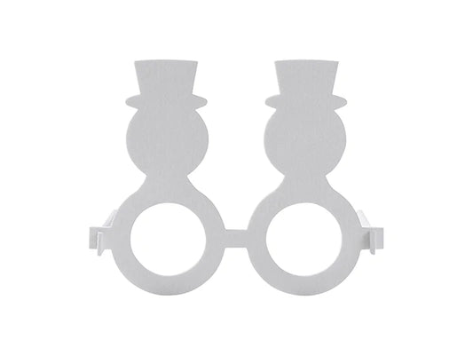 Sublimation Blank Felt Glasses (Snowman)