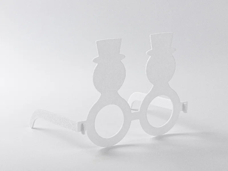 Sublimation Blank Felt Glasses (Snowman)