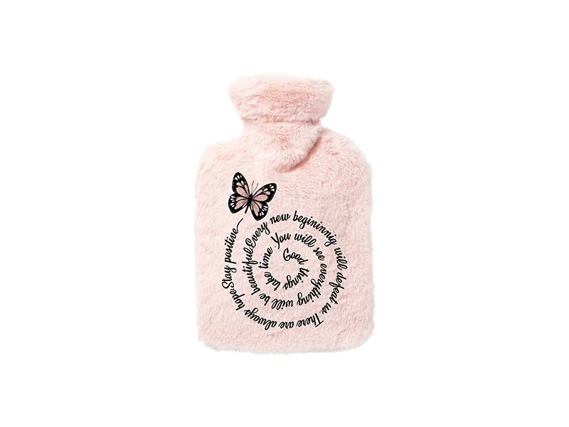 Sublimation Hot Water Bag Holder (Pink, 15*25cm)