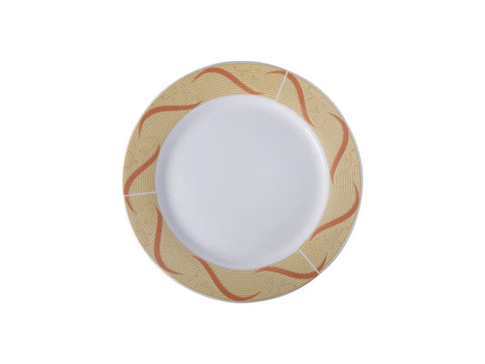 Sublimation 10inch Plate w/ Golden Pattern