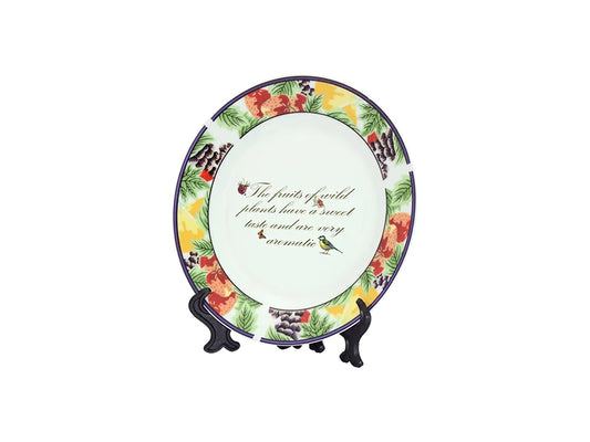 Sublimation 7.5inch Rim Plates(Red strawberry)