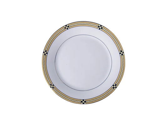 Sublimation 8inch Rim Plate w/ Golden Pattern