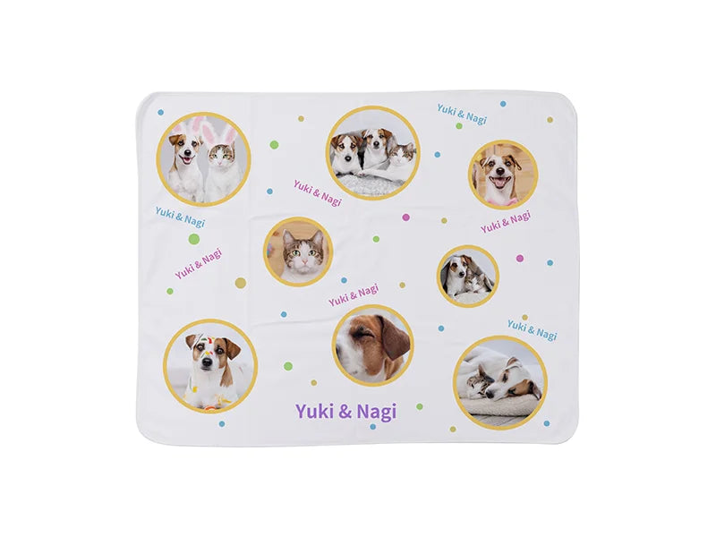 Sublimation Blanks Fleece Pet Blanket (101*127cm/39.76inchx50inch)