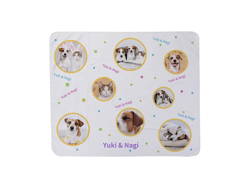 Sublimation Blanks Fleece Pet Blanket (127*152cm/50inchx59.8inch)