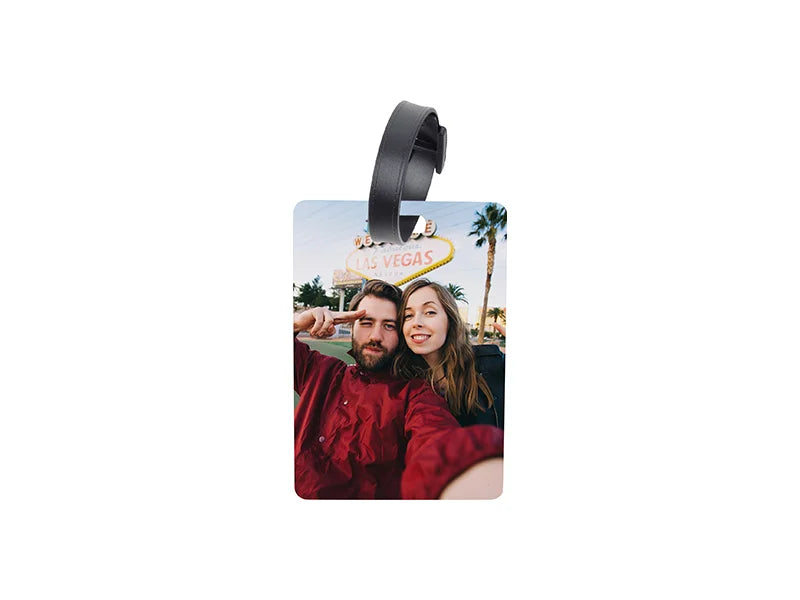 Sublimation Plastic Luggage Tag (Rect, 7*10cm)