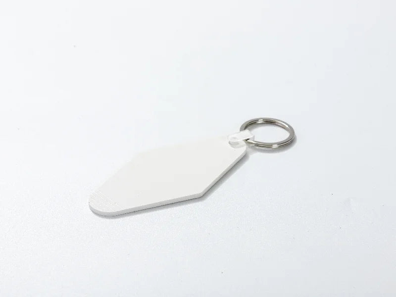 Sublimation Blanks FRP Motel Key Ring (Diamond,  4.5*9cm /1.77inchx3.54inch)