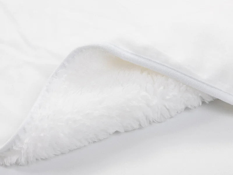 Arctic Fleece Lined Sublimation Blanks Microfiber Pet Blanket (101*127cm/39.76inchx50inch)