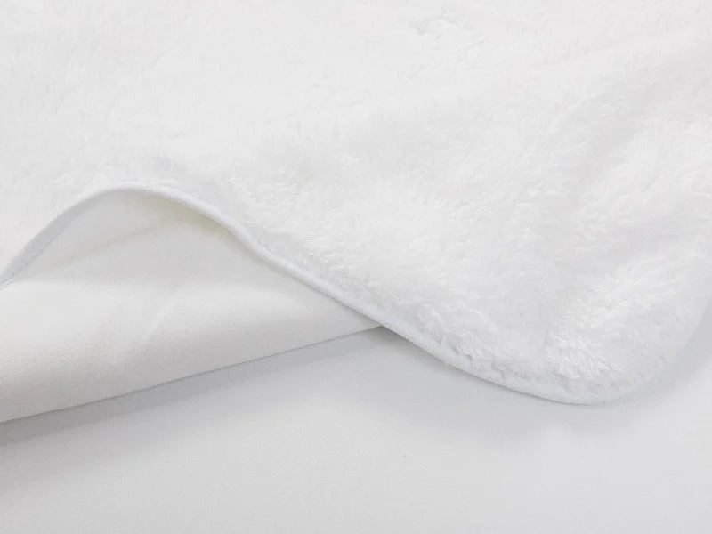 Arctic Fleece Lined Sublimation Blanks Microfiber Pet Blanket (101*127cm/39.76inchx50inch)