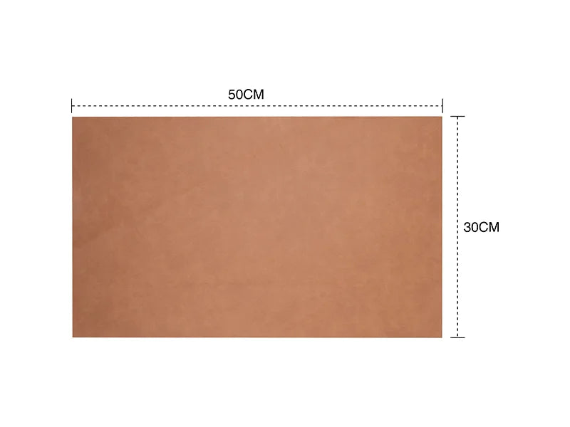 Sublimation PU Leather (Light Brown, 30*50cm)