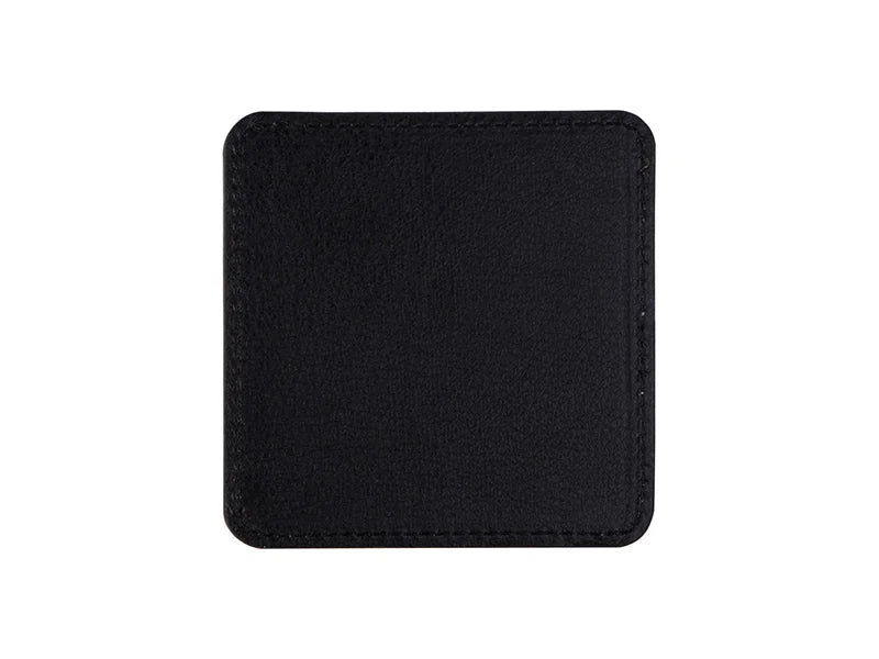 Sublimation PU Leather Square Mug Coaster (Brown, 10*10cm)