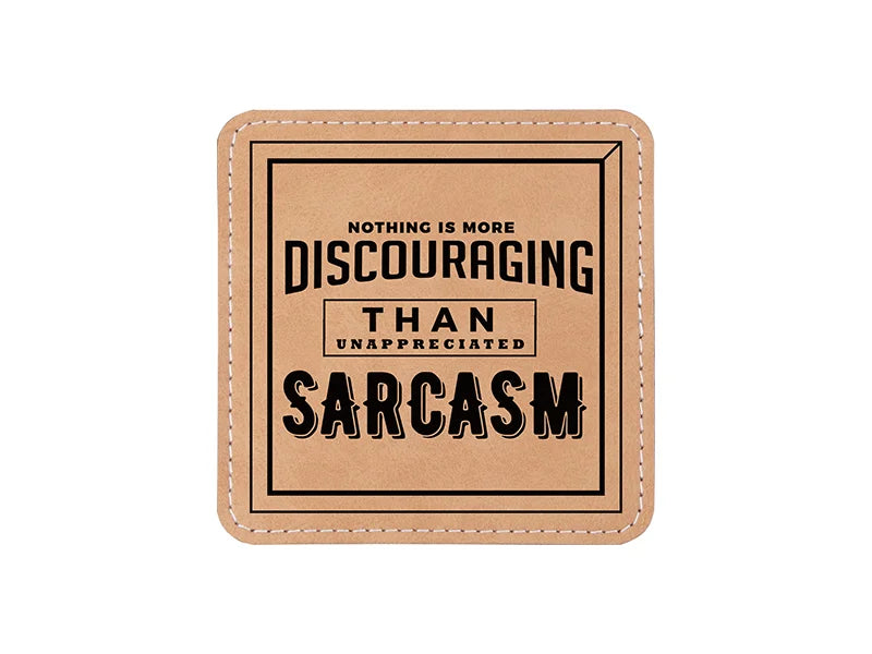 Sublimation PU Leather Square Mug Coaster (Brown, 10*10cm)