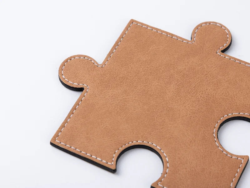 PU Puzzle Coaster(Brown, 12*12cm)