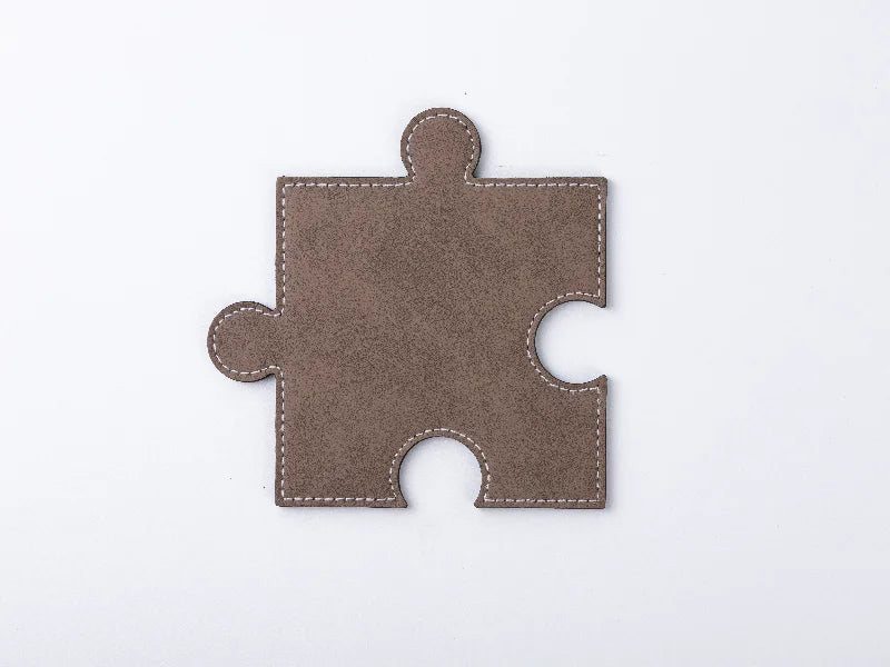 PU Puzzle Coaster(Dark Gray, 12*12cm)