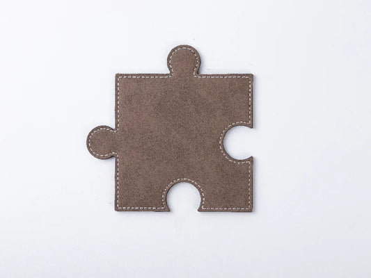 PU Puzzle Coaster(Dark Gray, 12*12cm)
