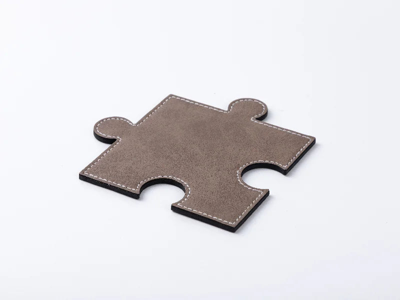 PU Puzzle Coaster(Dark Gray, 12*12cm)