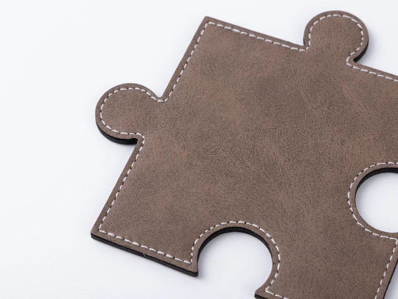 PU Puzzle Coaster(Dark Gray, 12*12cm)