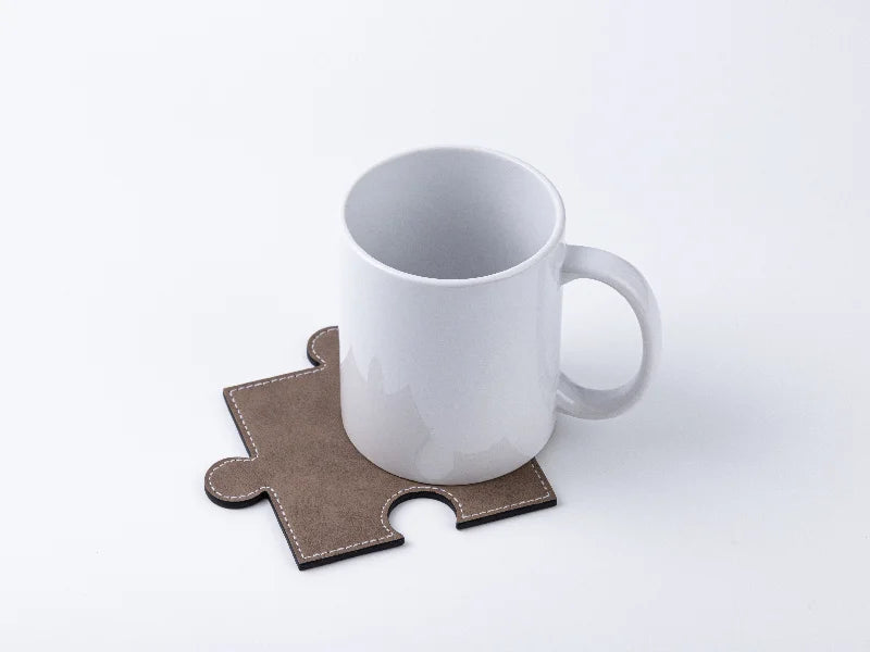 PU Puzzle Coaster(Dark Gray, 12*12cm)