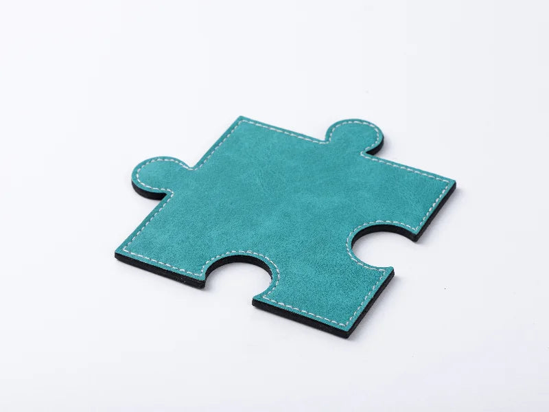 PU Puzzle Coaster(Green, 12*12cm)